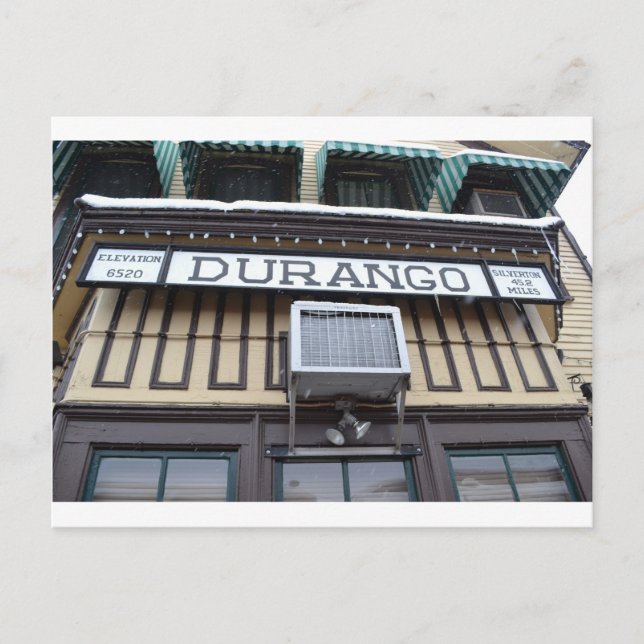 Postal Train Station in Durango, Colorado (Anverso)