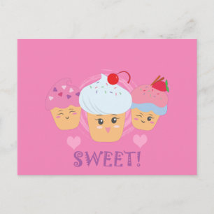 Postal Trajes dulces - ¡Pasteles!