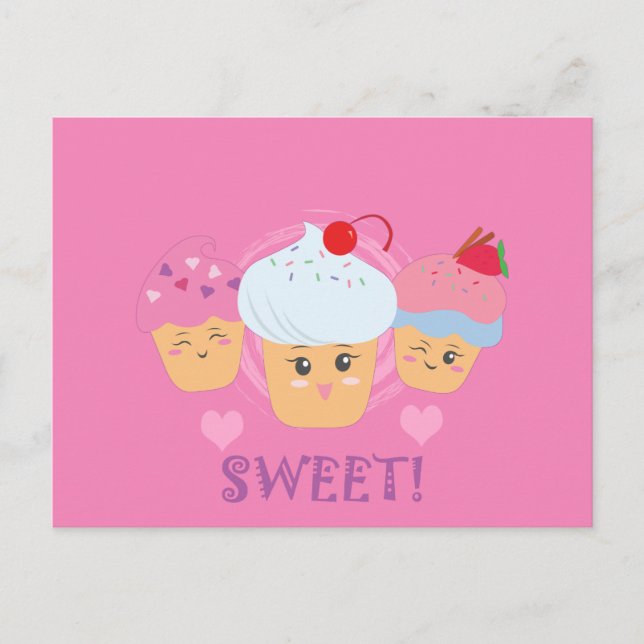 Postal Trajes dulces - ¡Pasteles! (Anverso)