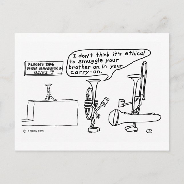 Postal Trampa de trombos (Anverso)