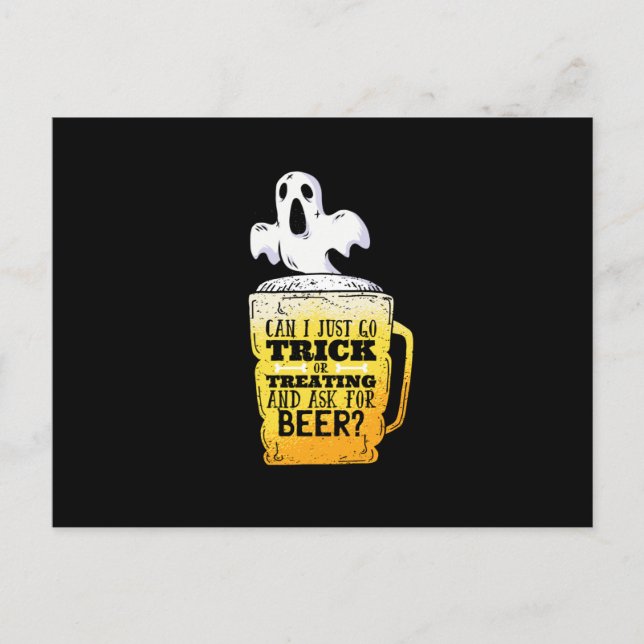 Postal Trampa o trate cerveza (Anverso)