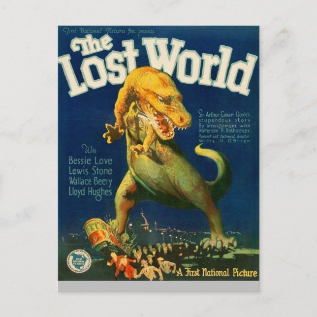 Postal Tramplante de tirannosauro (Anverso)