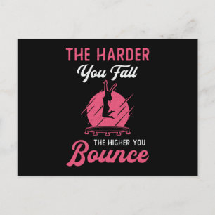 Postal Trampoline, Cuanto Más Daño Caes En El Trampoleo D