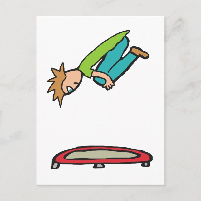 Postal Trampolinización (Anverso)