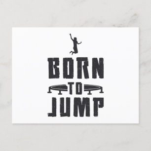 Postal Trampolinización Trampoline Nacida Para Saltar La 