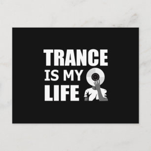 Postal Trance Techno Music Rave DJ House Dance Gift Idea