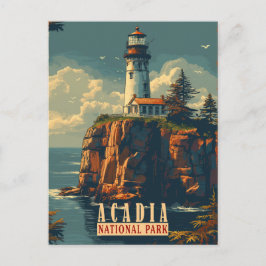 Postal Tranquilidad Costera: Parque Nacional Acadia