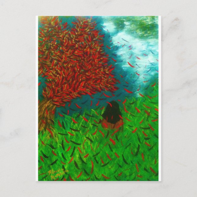 Postal "Tranquilidad durante la tormenta" (Anverso)