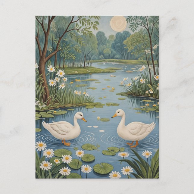 Postal Tranquilidad en el pontón (Anverso)