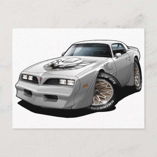 Postal Trans Am White (Anverso)