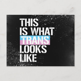 Postal Trans - así es como se ve el Trans - LGBTQ Ri
