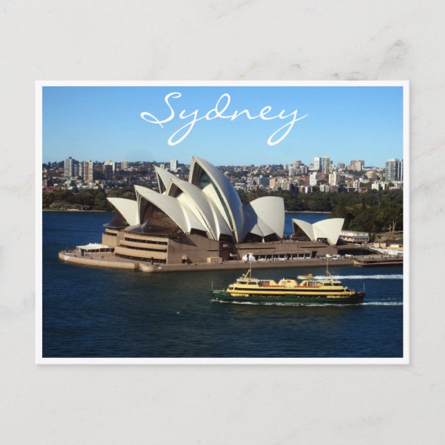 Postal transbordador de ópera de sydney (Anverso)