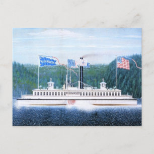 Postal Transbordador de vapor Wiehawken 1868