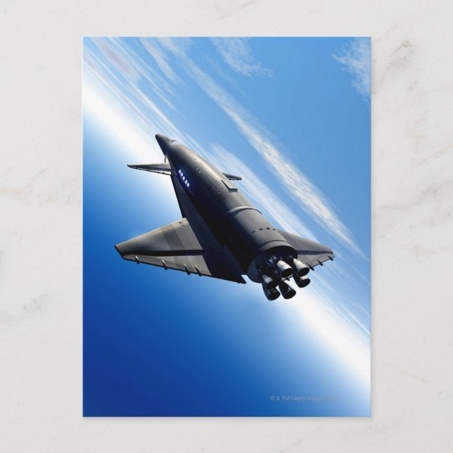 Postal Transbordador Espacial Futurista (Anverso)
