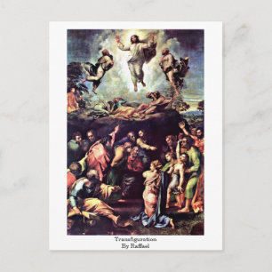 Postal Transfiguración Por Raffael