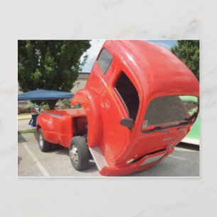 Postal Transformación de un camión Naranja