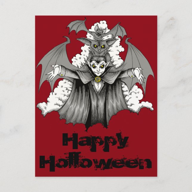 Postal Transformación de vampiros (Anverso)