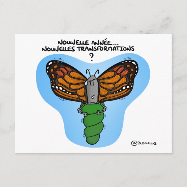 Postal "Transformación nouvelle" (Anverso)