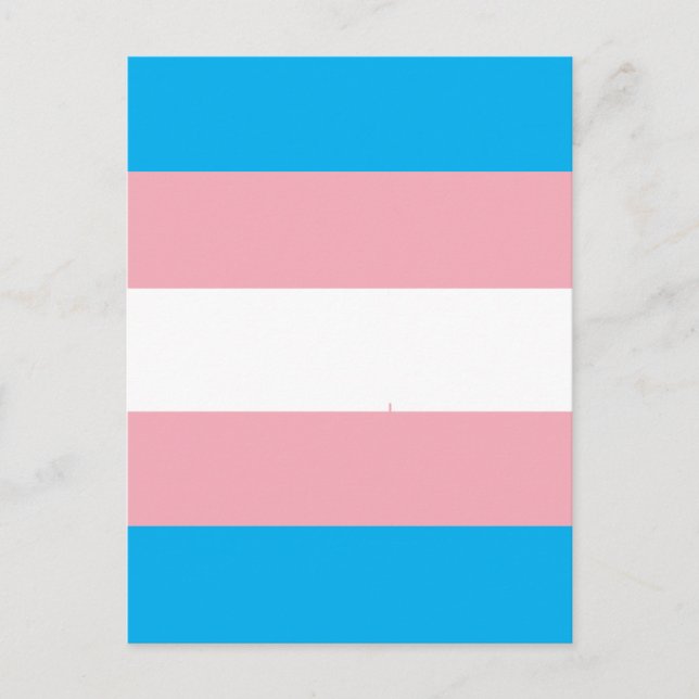 Postal Transgender Pride Flag (Anverso)