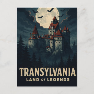 Postal Transilvania Mística – El Castillo de Drácula