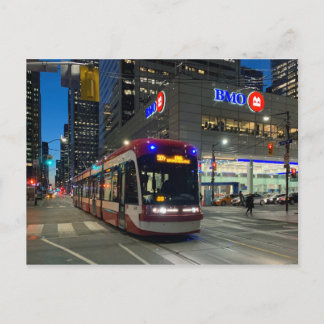 Postal Transit Toronto Postcard 004 - Flexity at King/Bay