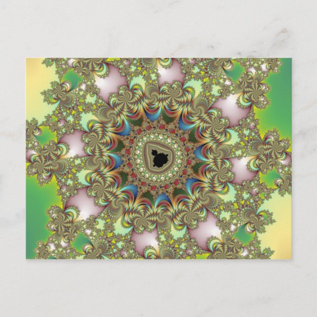 Postal Tránsito - Fractal (Anverso)