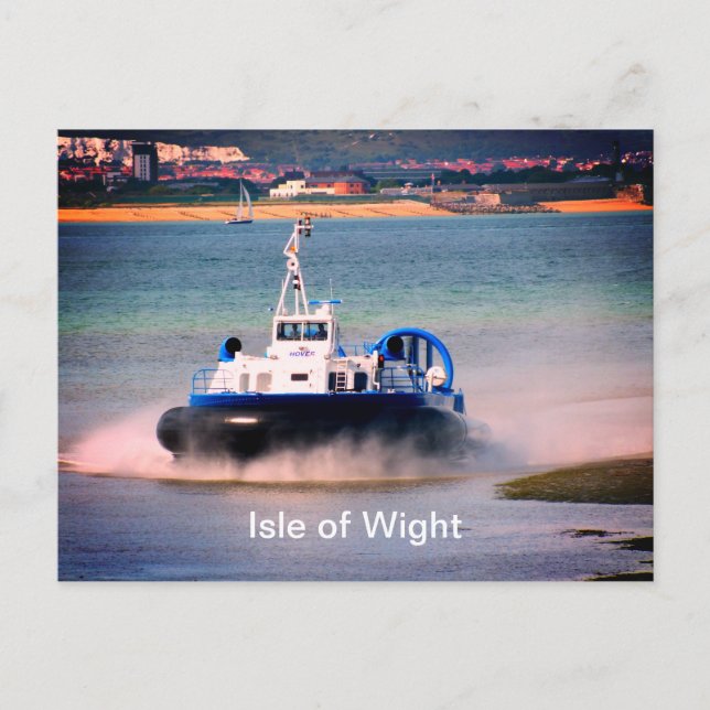 Postal Transporte de hovercraft "Isle of Wight" (Anverso)