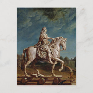 Postal Transporte de la estatua ecuestre de Luis XIV