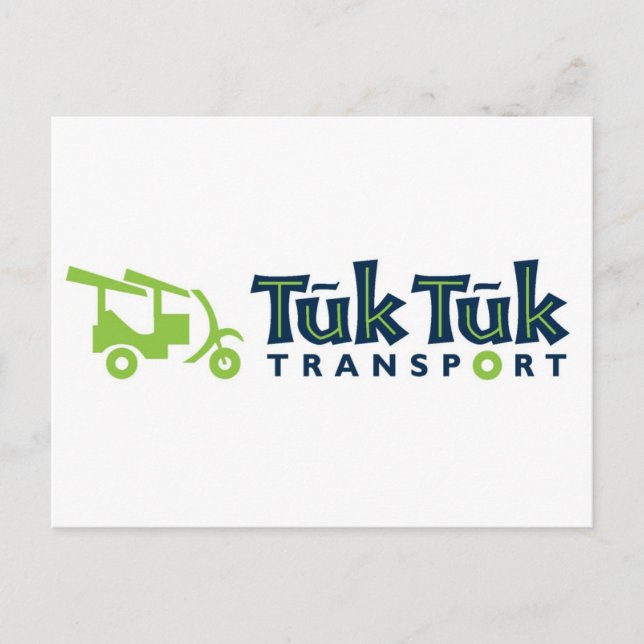 Postal Transporte Tuk Tuk (Anverso)
