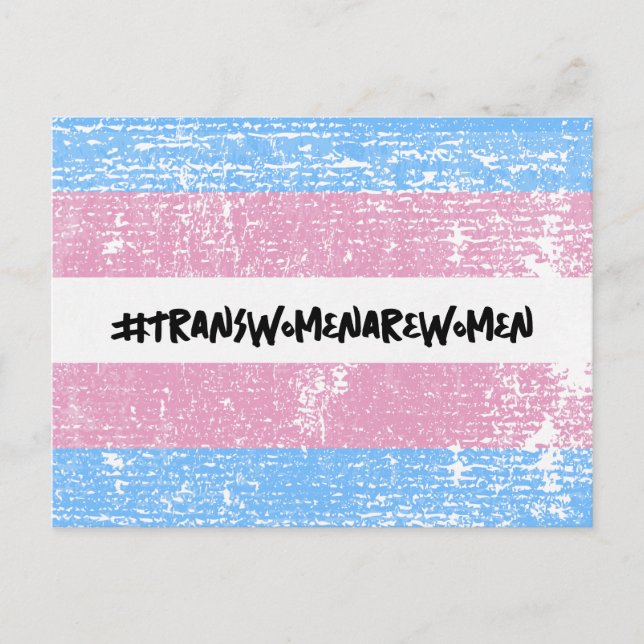 POSTAL #TRANSWOMENAREWOMEN (Anverso)