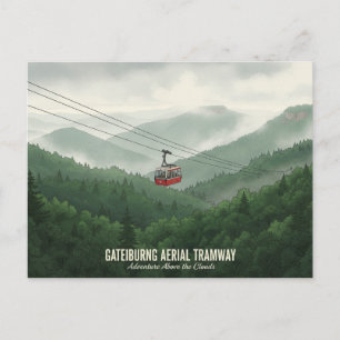 Postal Tranvía Aéreo de Gatlinburg Tennessee