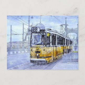 Postal Tranvía Budapest, Hungría