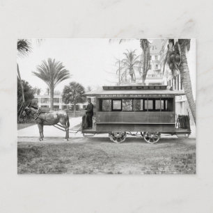 Postal Tranvía de la Costa Este de Florida, 1905