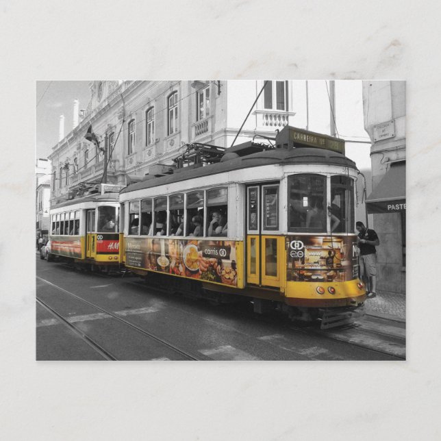 Postal Tranvía de Lisboa 28 | Eletrico 28 Lisboa (Anverso)