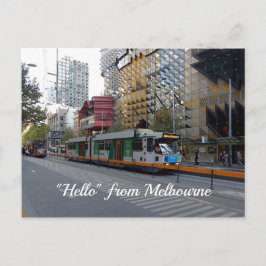Postal Tranvía de Postcard Melbourne