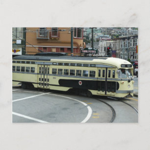 Postal Tranvía por cable de San Francisco
