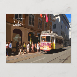 Postal Tranvías de Lisboa