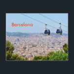 Postal Tranvías (funiculares) de Barcelona<br><div class="desc">Tranvías (funiculares) en Montjuïc (Barcelona,  España)</div>