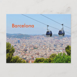 Postal Tranvías (funiculares) de Barcelona