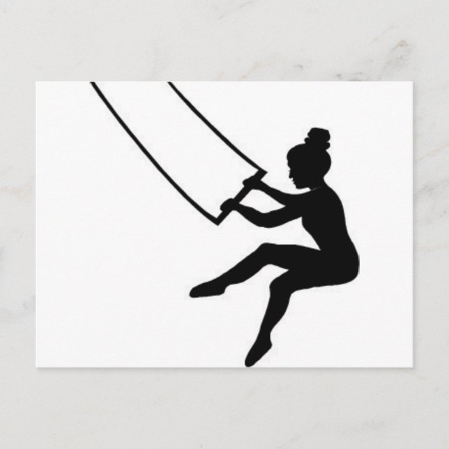 Postal trapeze_artista (Anverso)