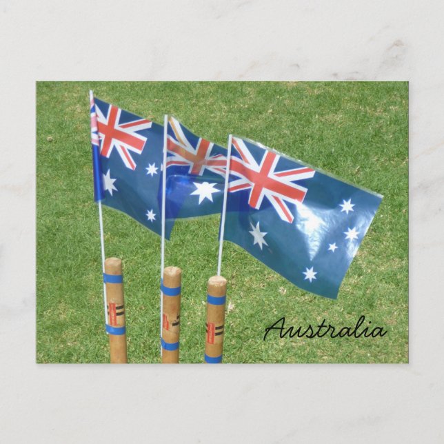 Postal trapos aussianos de bandera (Anverso)