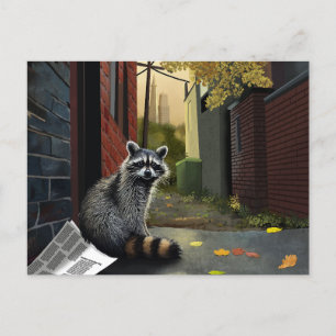 Postal Trash Panda Toma Una Decisión