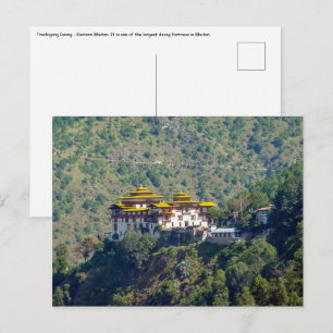 Postal Trashigang Dzong - Bhután oriental