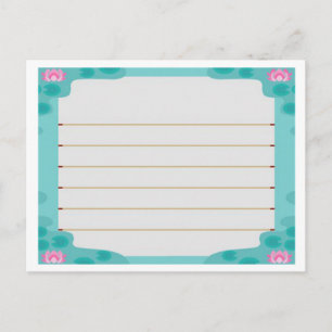 Postal Traslado de animales Nueva Leaf Lilly Pond Stacion