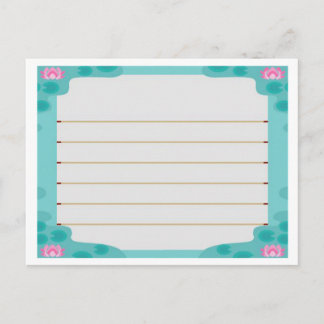 Postal Traslado de animales Nueva Leaf Lilly Pond Stacion