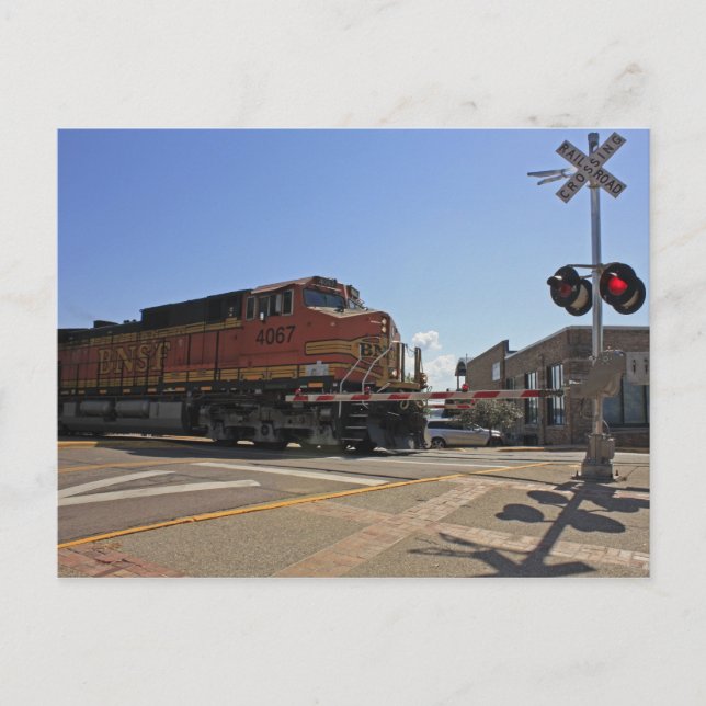 Postal Traslado ferroviario (Anverso)