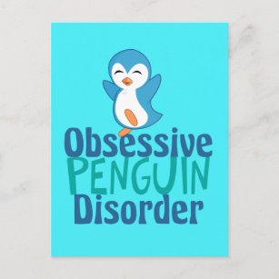 Postal Trastorno obsesivo agudo del pingüino
