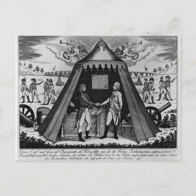 Postal Tratado de Campo Formio, 18 de octubre de 1797 (Anverso)