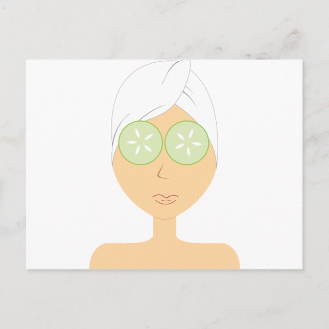 Postal Tratamiento con Cucumber (Anverso)