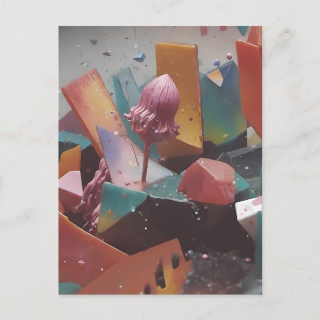 Postal Tratamiento de helados - Ken Gage Art (Anverso)